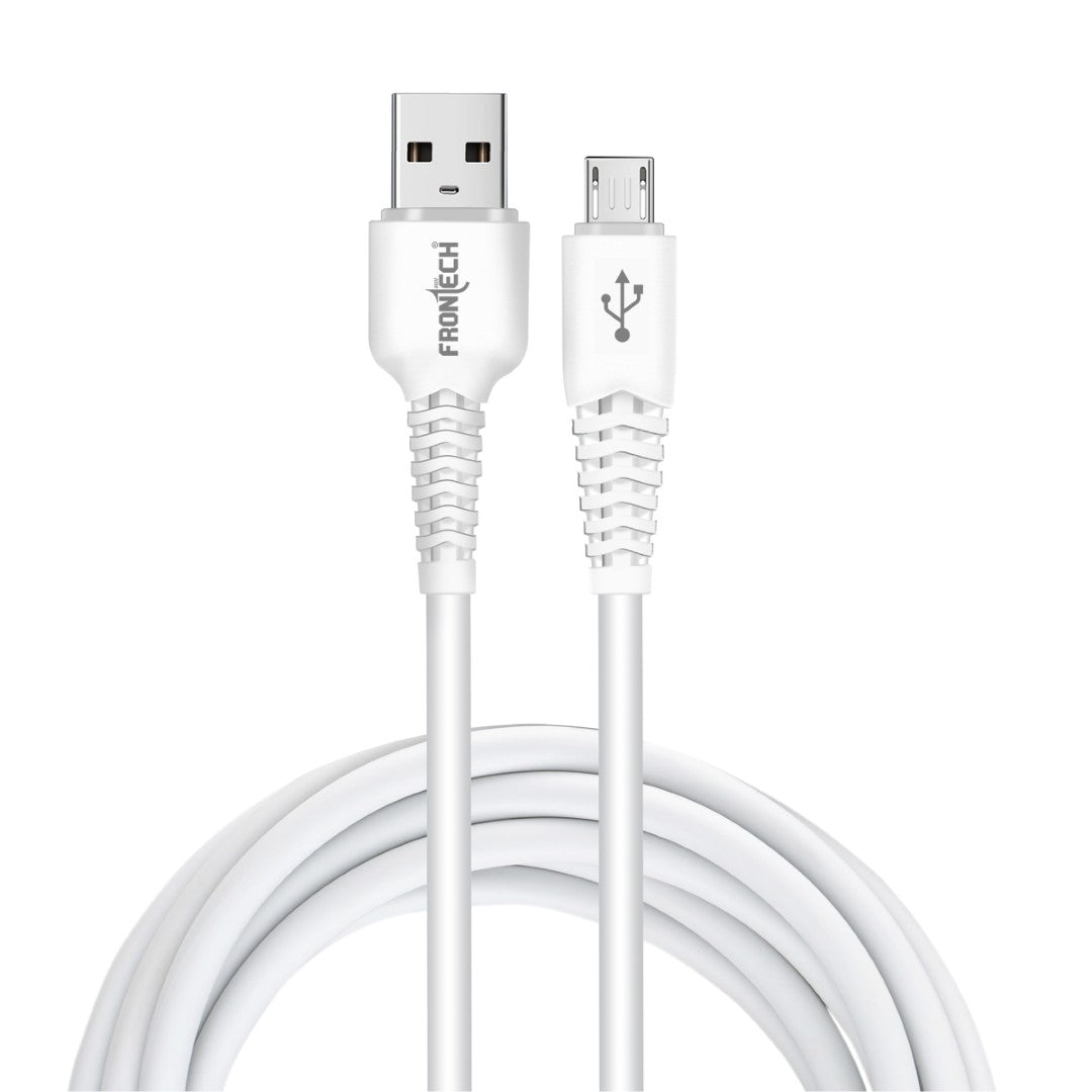 Frontech 12W Fast Charging 1M Braided USB to V8 Cable | Data Sync | Durable & Versatile (1021) Frontech 12W Fast Charging 1M Braided USB to V8 Cable | Data Sync | Durable & Versatile (1021)